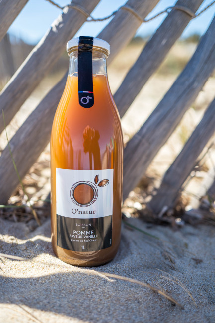 Jus de Pomme & Vanille Artisanal - Les Jus du Soleil (1L)