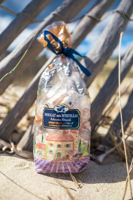Sachet de Minis Nougats Myrtilles de Montélimar Tendres - Suprem’Nougat