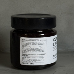 Pot de confiture Cerise Ail Noir condiment fromage Confiture et Compagnie