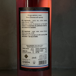 Sirop de rose (70 cl)