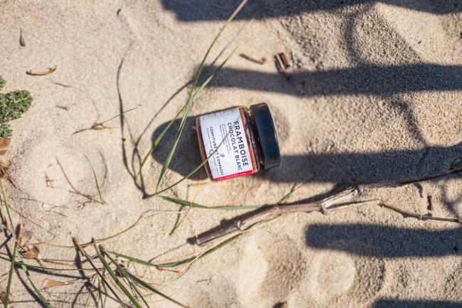 Confiture Framboise & Chocolat Blanc - Confiture & Compagnie 