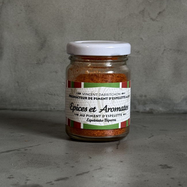 Pot d'épices et aromates cuisine Maison du Piment