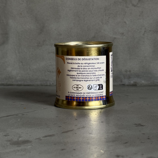 Conserve Bloc de Foie Gras d'Oie artisanal Ferme des Fayard