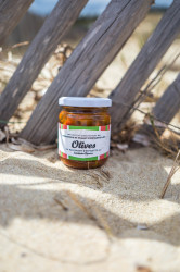 Olives Vertes au Piment d\'Espelette - Maison du Piment (110g)