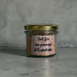Pot de Sel de Guérande au Piment d'Espelette Etin'Sels